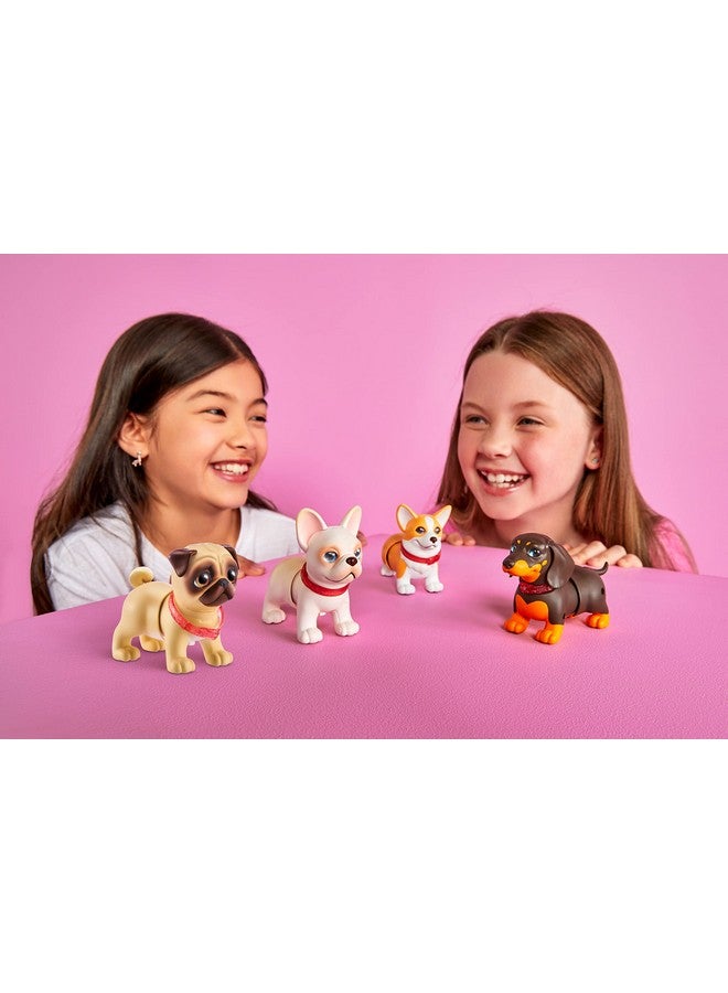Pets Alive Booty Shakin' Pups (Corgi & Pug) by ZURU, Interactive Mini Dog Toys That Walk, Waggle, and Booty Shake, Electronic Puppy Toy for Kids and Girls (2 Pack) - Image 2
