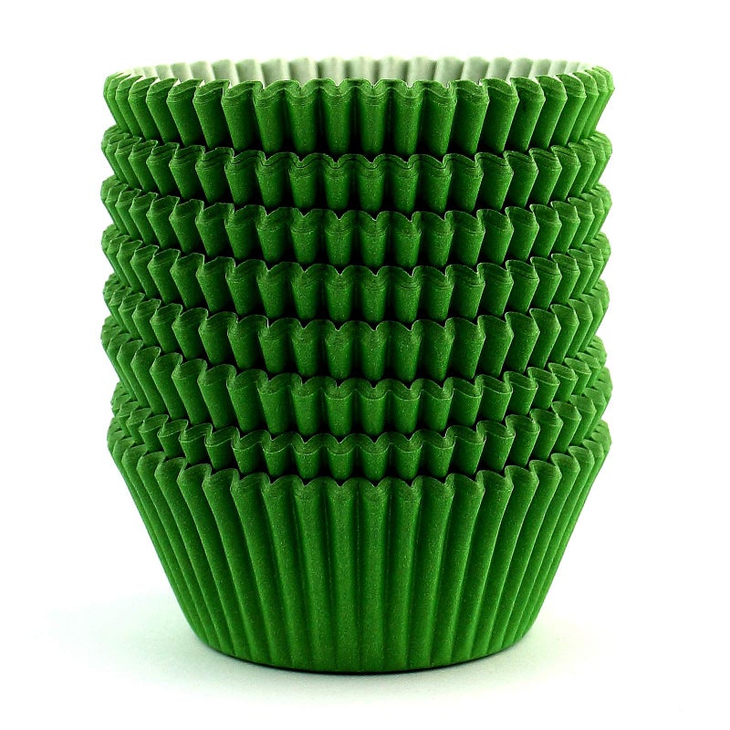 Eoonfirst Standard Size Baking Cups Christmas Day Party Cupcake Liners 200 Pcs Green