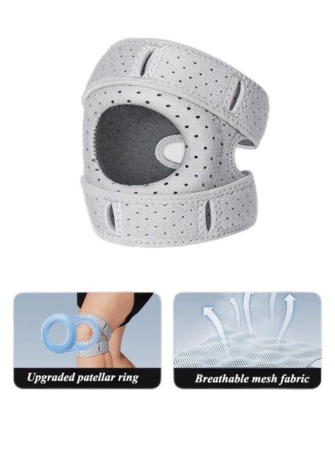 Patellar Knee Brace - Adjustable Knee Brace For Men And Women With Side Stabilizers, Open Patella Support For Injuries, Running, Sports And Exercise - 1 Pack - Image 5