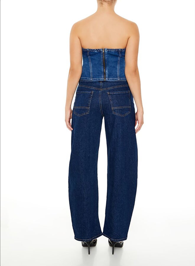 FOREVER 21 High-Rise Baggy Barrel Jeans - Image 2