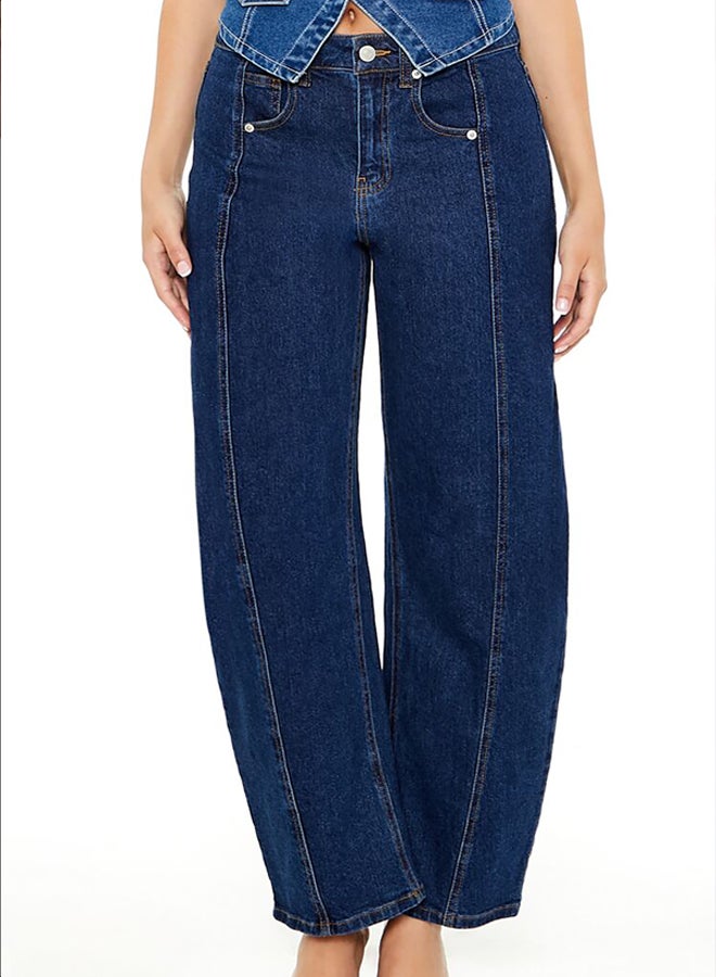 FOREVER 21 High-Rise Baggy Barrel Jeans - Image 4