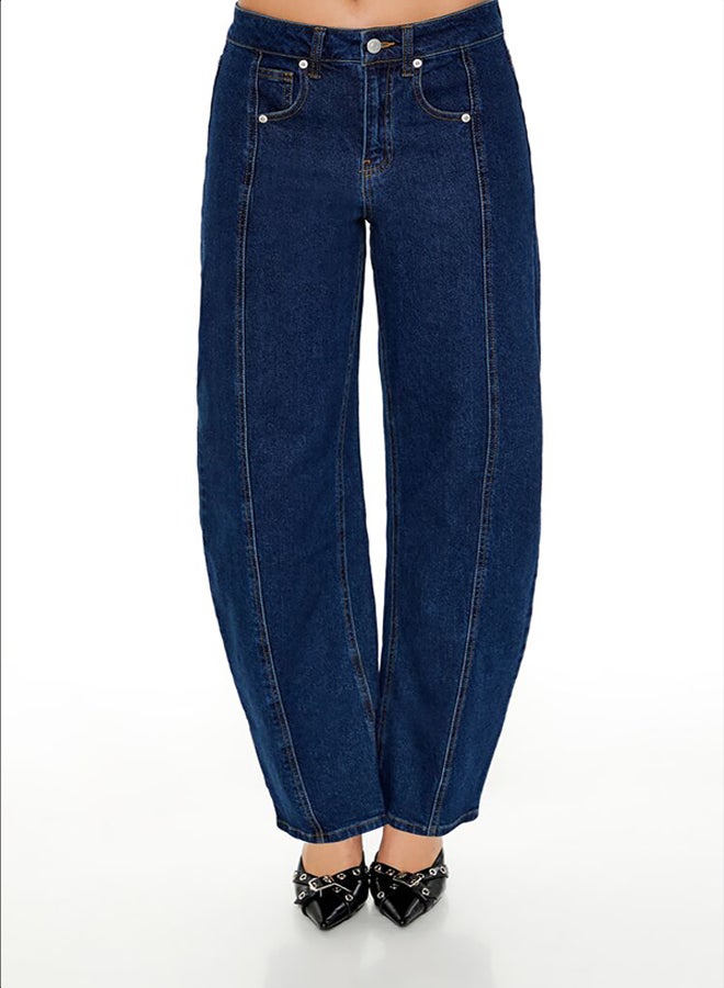 FOREVER 21 High-Rise Baggy Barrel Jeans - Image 3