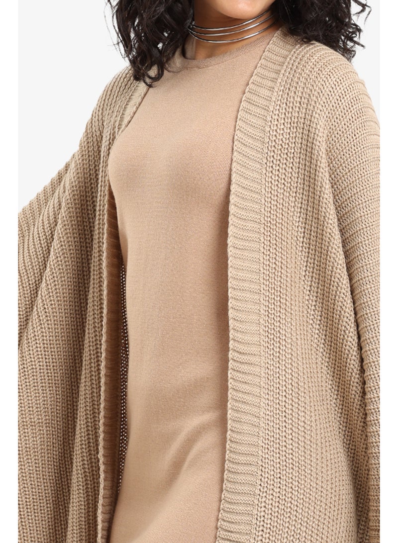 Carina Knitted Loose Fit Poncho - Image 2