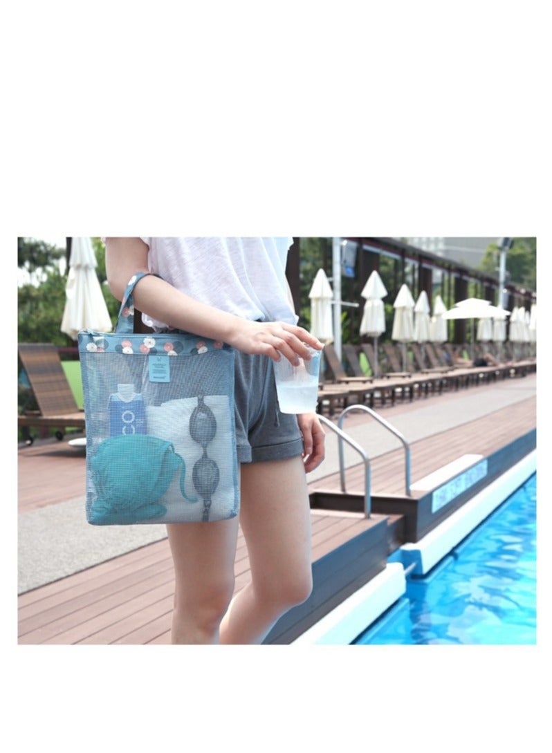 Swimming Beach Bag, Swimwear Mesh Storage Bag, Mesh Storage Bag, Toiletry Bag, Sports Handbag 28*23*5.5 - Image 5