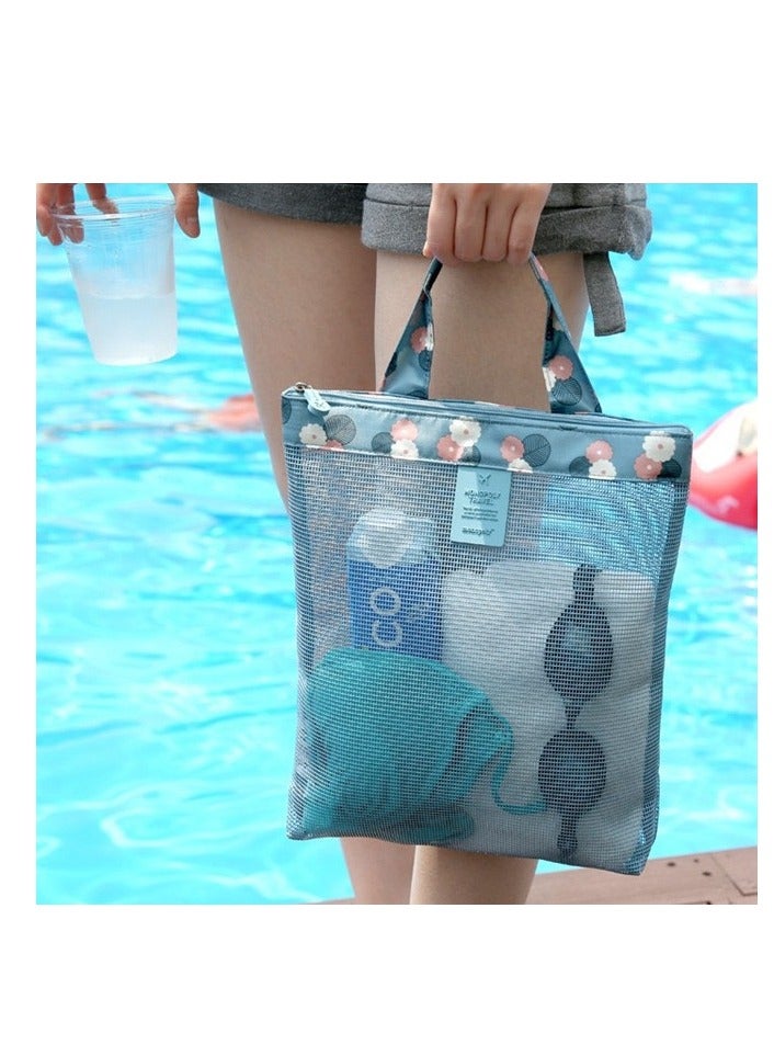 Swimming Beach Bag, Swimwear Mesh Storage Bag, Mesh Storage Bag, Toiletry Bag, Sports Handbag 28*23*5.5 - Image 3