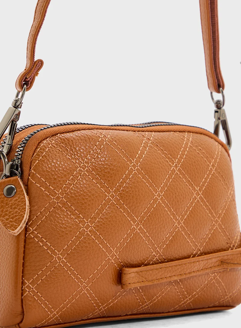 ELLA Quilted Classic Crossbody