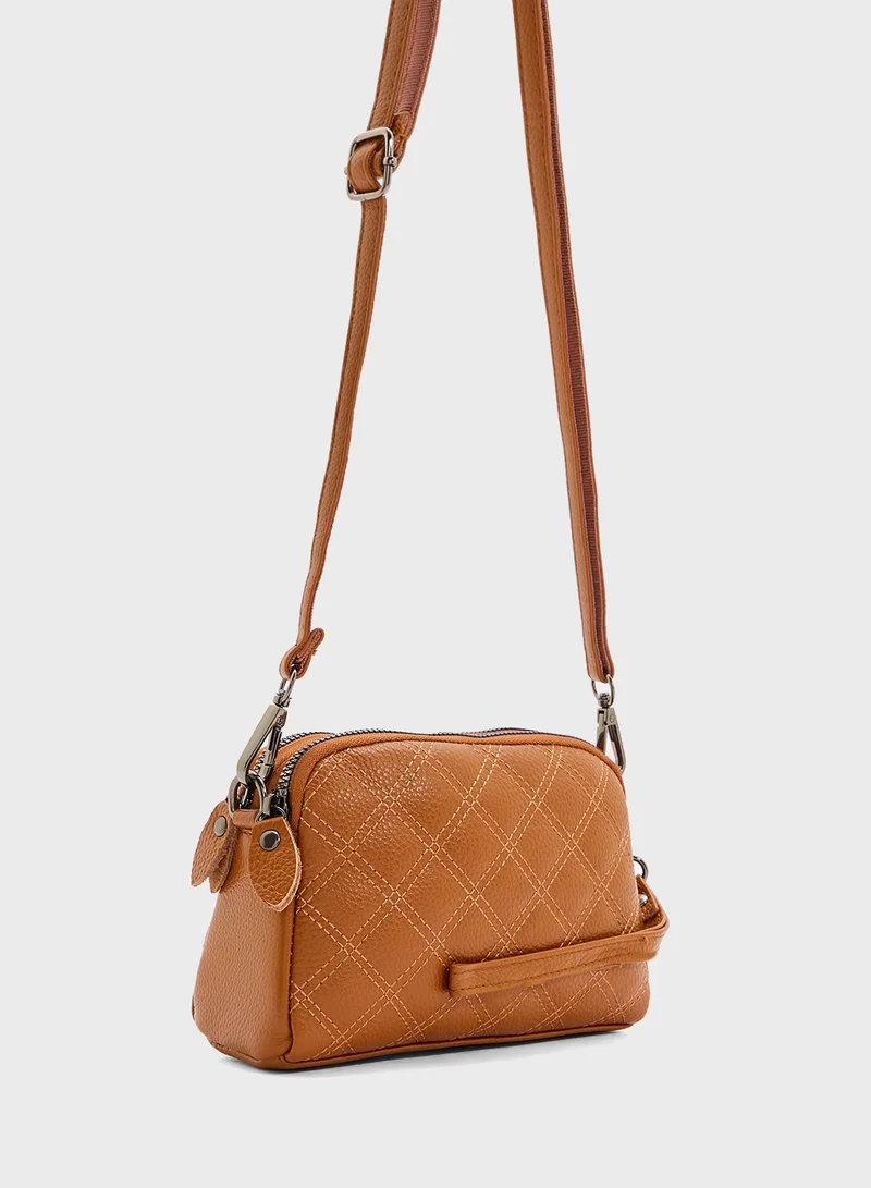 ELLA Quilted Classic Crossbody