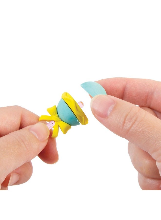 Make It Real Make It Real 3C4G: Snacks 'N Sweets Puzzle Eraser Set - 25 Food-Shaped Puzzle Erasers, Pull Apart & Put Back Together, Three Cheers for Girls, Kids Ages 8+  - Image 4