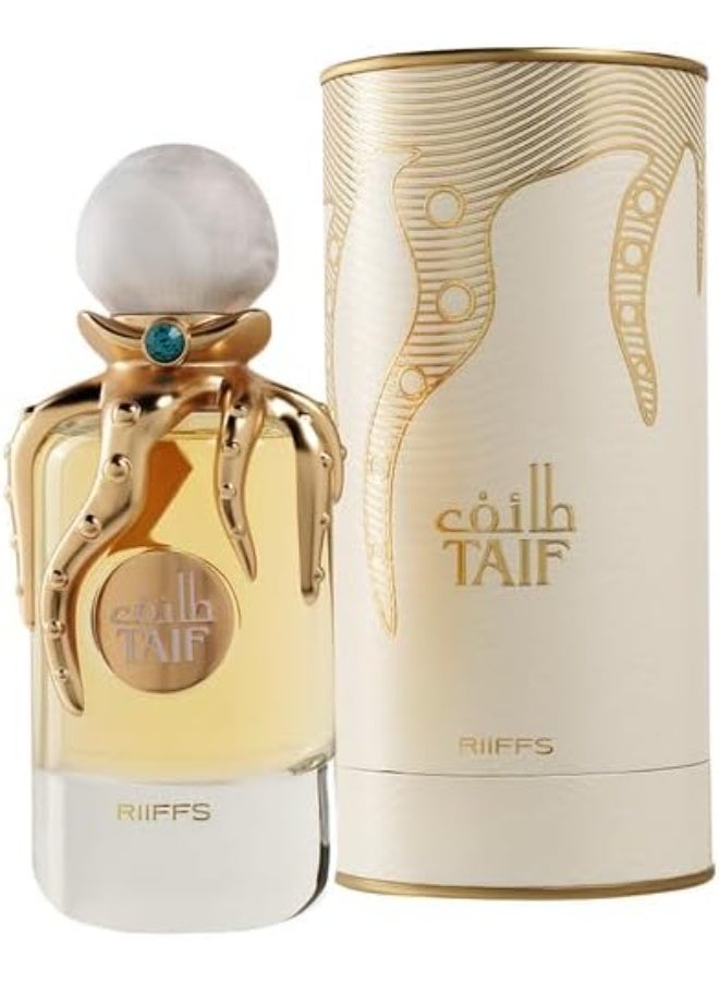 ريفس عطر ريفز طائف أو دو بارفان | عطر زهري حمضي يدوم طويلاً مع ورد الطائف والليمون والمسك | عطر عربي للجنسين | 100 مل - Image 1