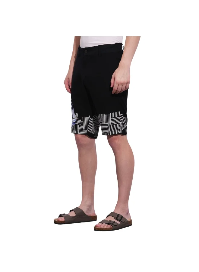 بيينغ هيومان Mens Black Moderno Fit Shorts