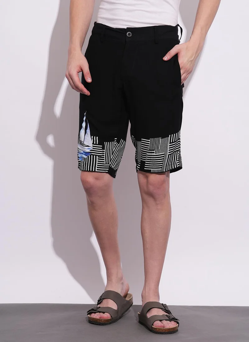 Being Human Men Printed Shorts