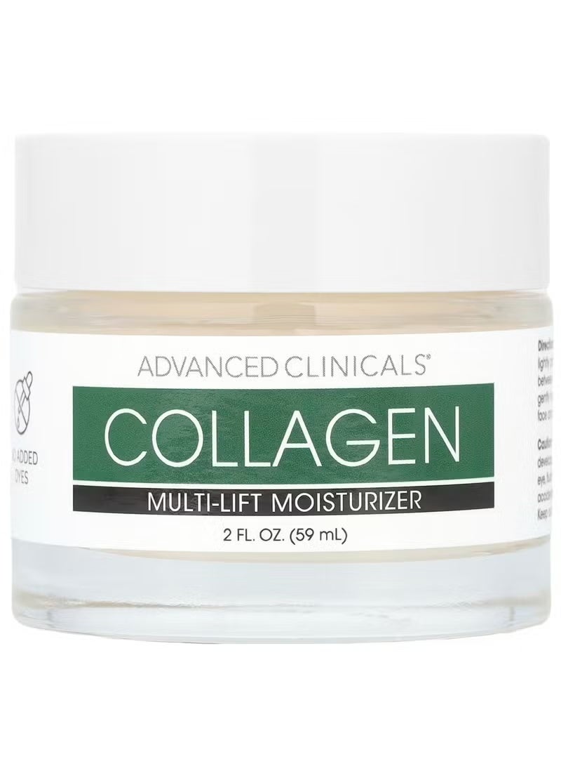 Advanced Clinicals, Collagen, Multi-Lifting Moisturizer, 2 fl oz (59 ml)