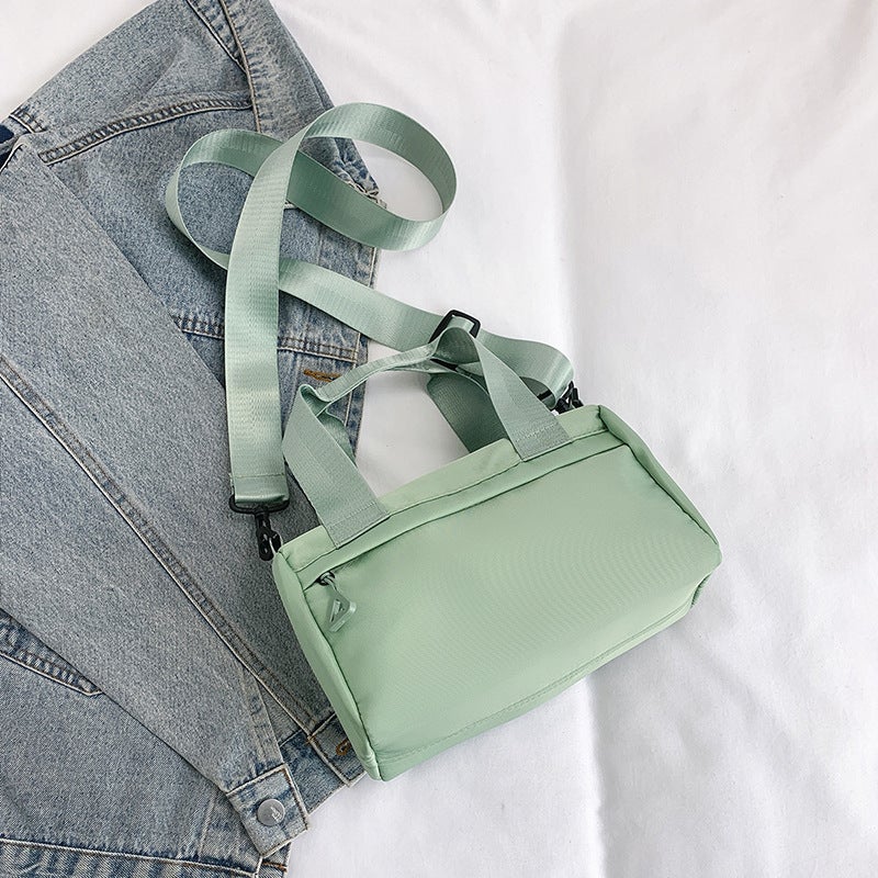 Winter New Niche Design Girl'S Small Cloth Bag Shoulder Crossbody Portable Casual Personalized Female Student Pillow Bag - Image 1