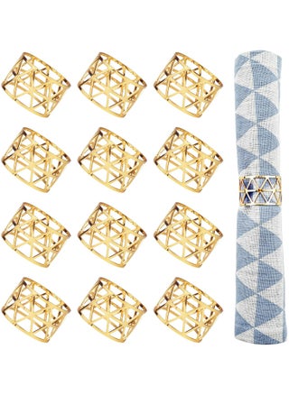 12 PCS Napkin Rings Gold Hollow Out Design for Party Gather Table Setting Decoration - pzsku/Z920B317ECBB10FB402DAZ/45/_/1732872630/d34a0873-58ff-46d7-b2eb-46ce90c876c7