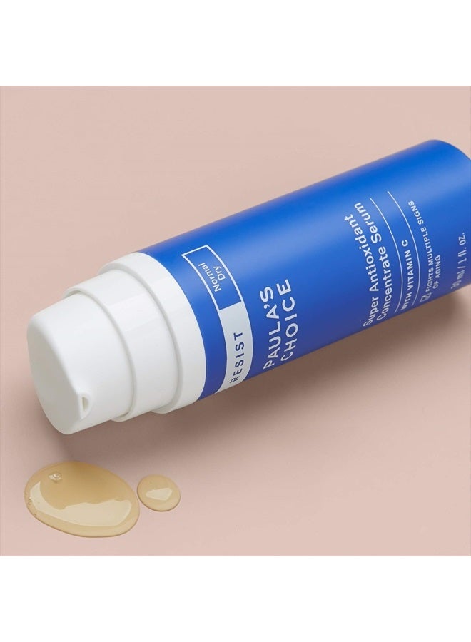 PAULA'S CHOICE RESIST Super Antioxidant Serum with Vitamin C, Ferulic Acid & Coenzyme Q10, Anti-Aging Treatment for Dry Skin, 1 Ounce - Image 2