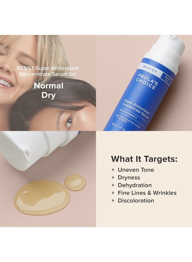 PAULA'S CHOICE RESIST Super Antioxidant Serum with Vitamin C, Ferulic Acid & Coenzyme Q10, Anti-Aging Treatment for Dry Skin, 1 Ounce - Image 4