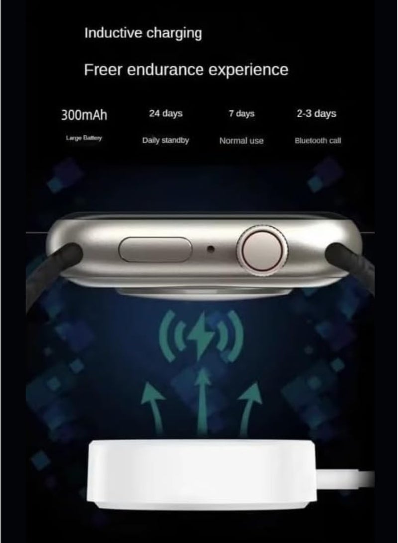 WISME Wisme WS 10-3 Max Smartwatch with 5-in-1 Strap Set | Bluetooth Fitness Tracker, Heart Rate & SpO2 Monitor, Sleep & Activity Tracking – Unisex Waterproof Smart Watch | Black  - Image 3