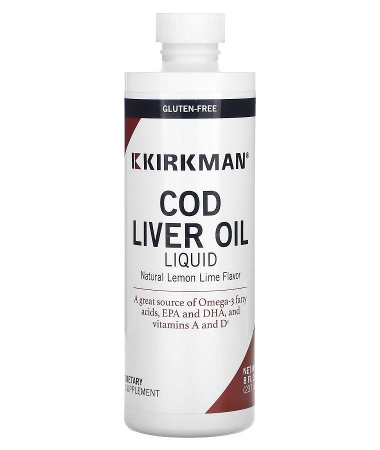 Cod Liver Oil Liquid Natural Lemon Lime 8 fl oz (237 ml)