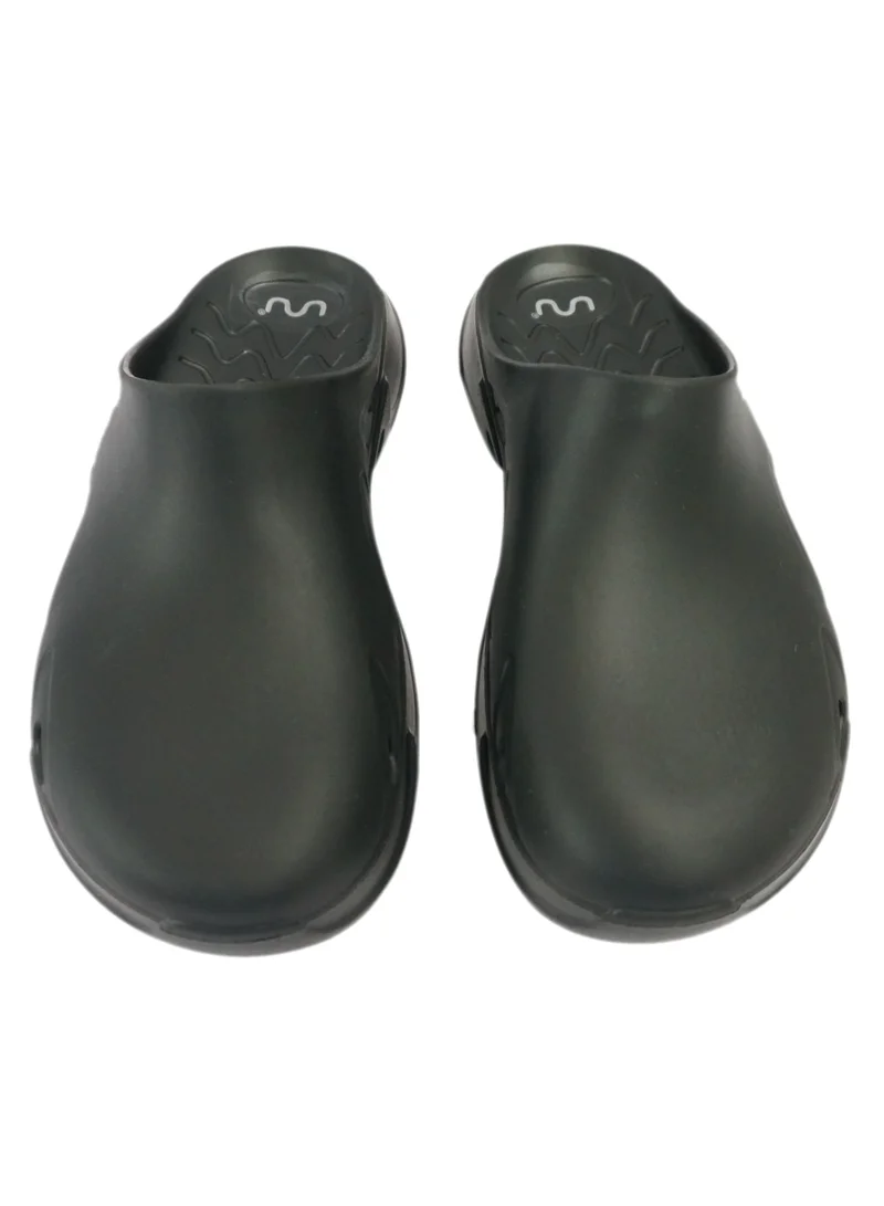 Doubleu Doubleu Roma Urban Mule for Men Comfortable Slipper (Black)