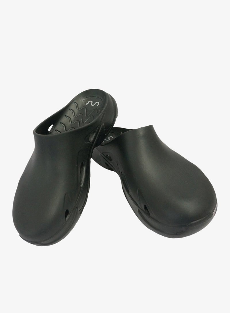 Doubleu Roma Urban Mule for Men Comfortable Slipper (Black) - Image 4