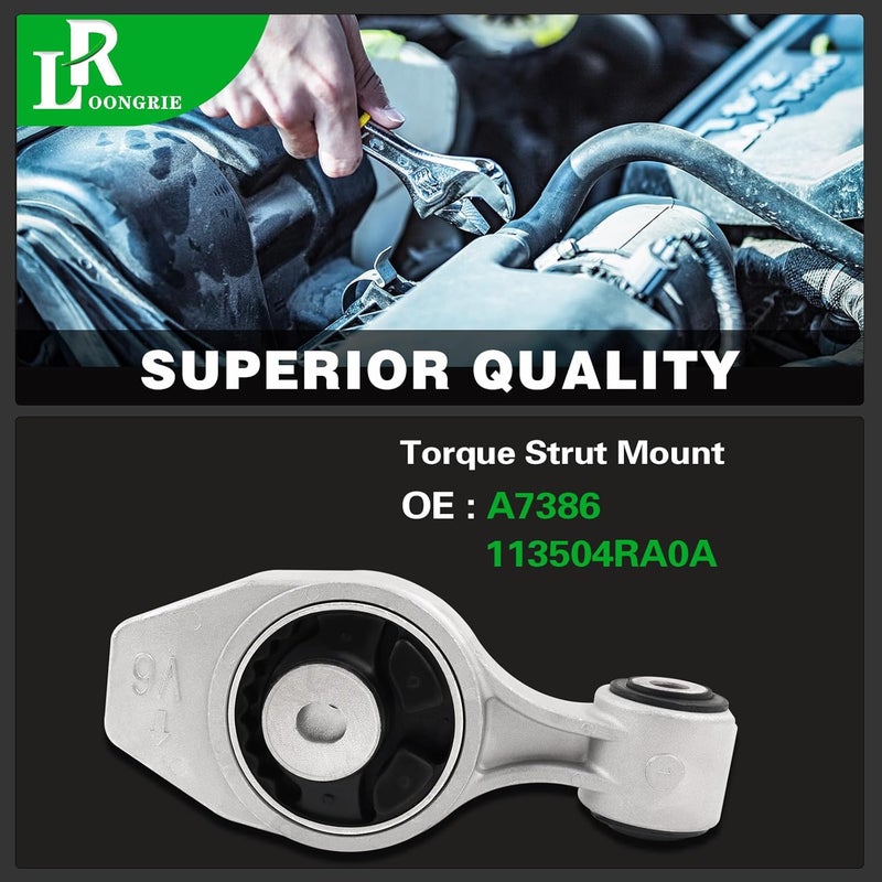 loongrie Engine Motor Mount and Transmission Mount Kit for 2013-2019 JX35 QX60 Altima Maxima Murano Pathfinder Quest 3.5L A7386 EM-7171 - Image 3