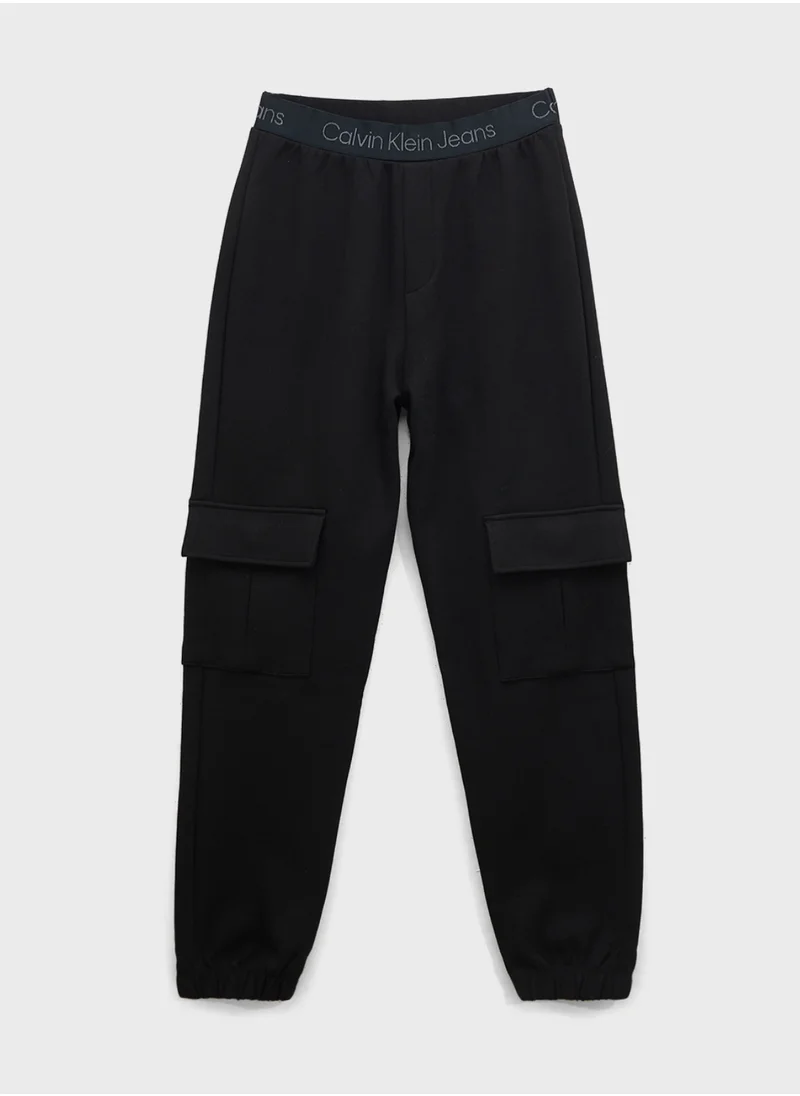 كالفن كلاين جينز Youth Essential Cargo Sweatpants