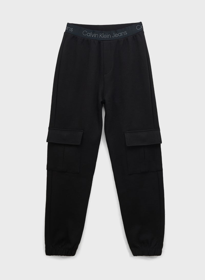 Calvin Klein Jeans Youth Essential Cargo Sweatpants  - Image 1