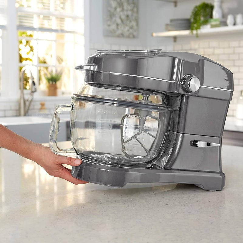 Kenmore Kenmore Elite Ovation 49090 Exclusive PourIn Top 5Qt TiltHead Kitchen Stand Mixer Metallic Silver  - Image 2