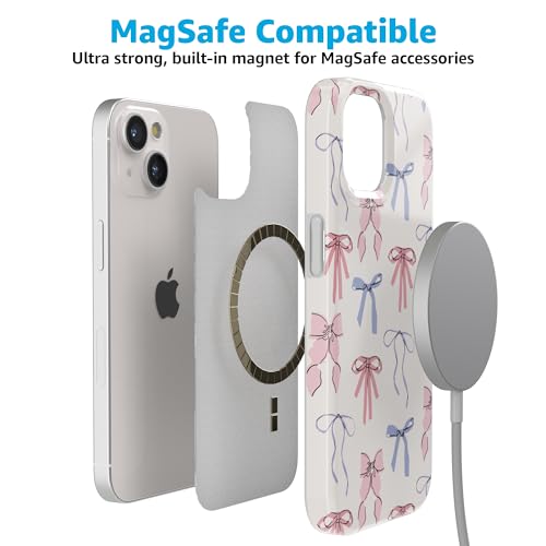 Casely iPhone 15 Case | Coquette Girlie | Pastel Bows | Compatible with MagSafe | Classic Ultra Slim Design - Image 3