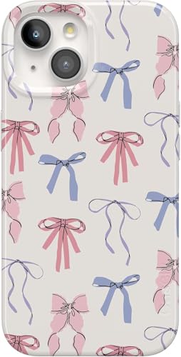 Casely iPhone 15 Case | Coquette Girlie | Pastel Bows | Compatible with MagSafe | Classic Ultra Slim Design - Image 1