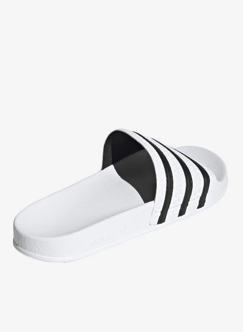 Adidas Originals WHITE/CBLACK/WHITE Adilette Slides  | Best Price UAE