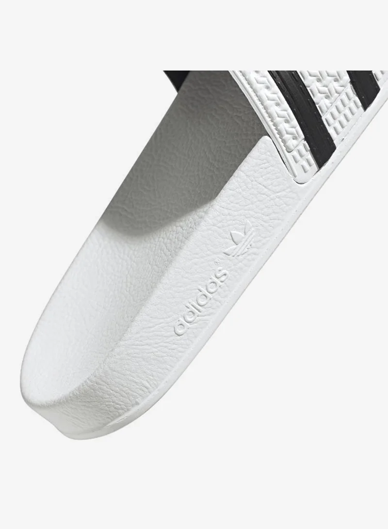 Adidas Originals WHITE/CBLACK/WHITE Adilette Slides  | Best Price UAE