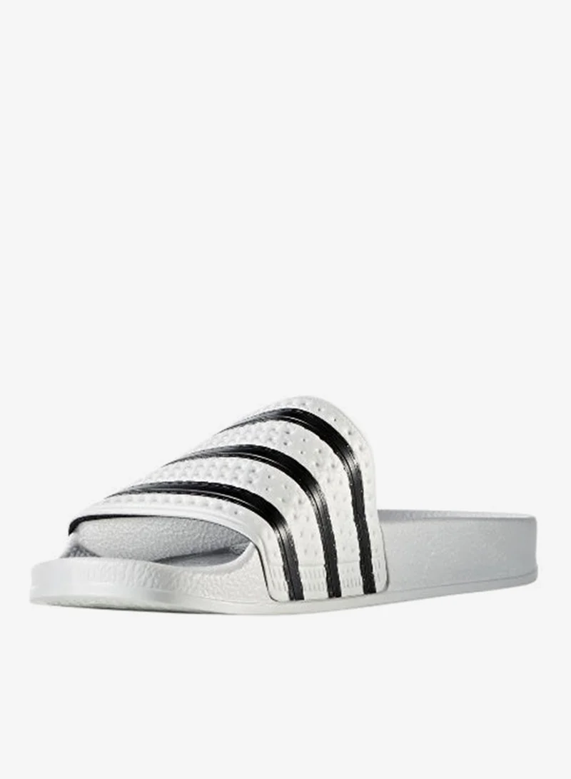 Adidas Originals WHITE/CBLACK/WHITE Adilette Slides  | Best Price UAE