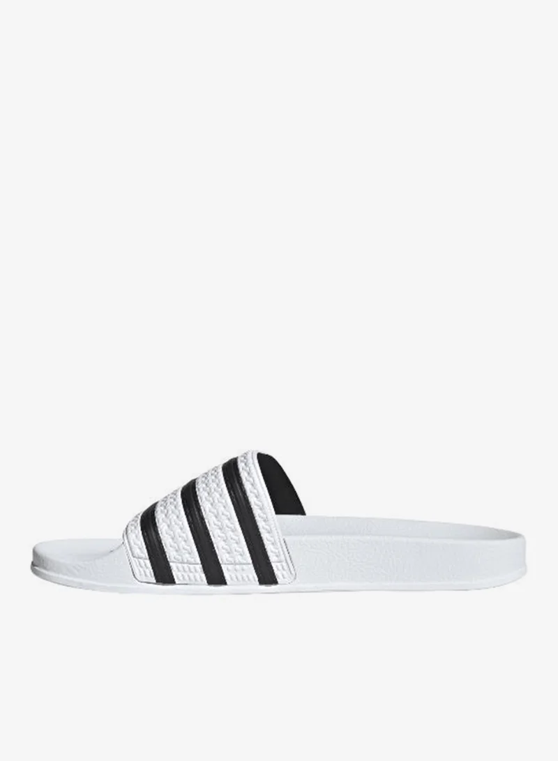 Adidas Originals WHITE/CBLACK/WHITE Adilette Slides  | Best Price UAE