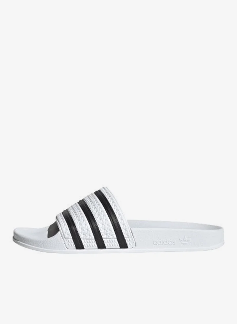 Adidas Originals WHITE/CBLACK/WHITE Adilette Slides  | Best Price UAE