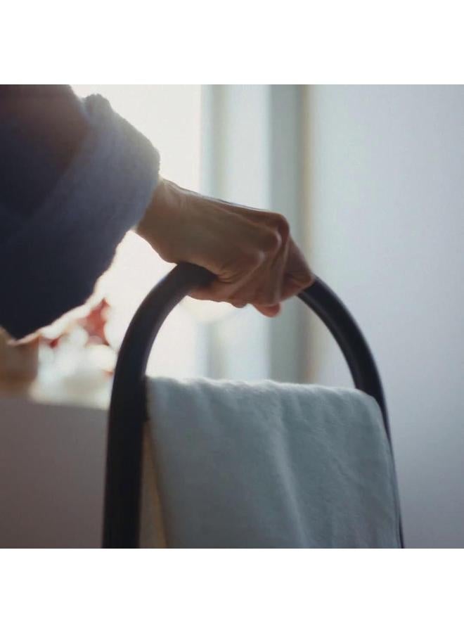 erorex Step Stool With Handrail, Anthracite - Image 2