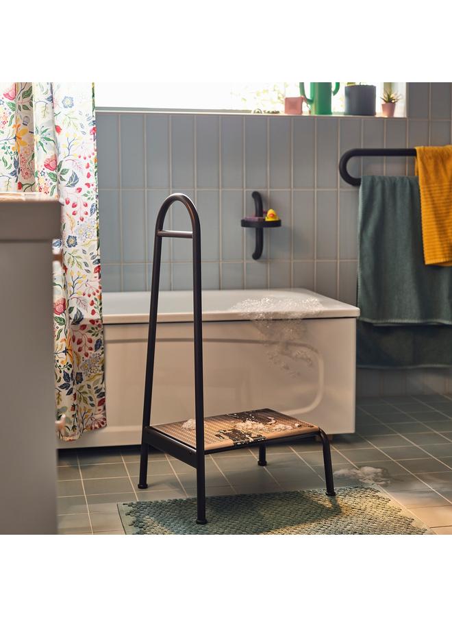 erorex Step Stool With Handrail, Anthracite - Image 3