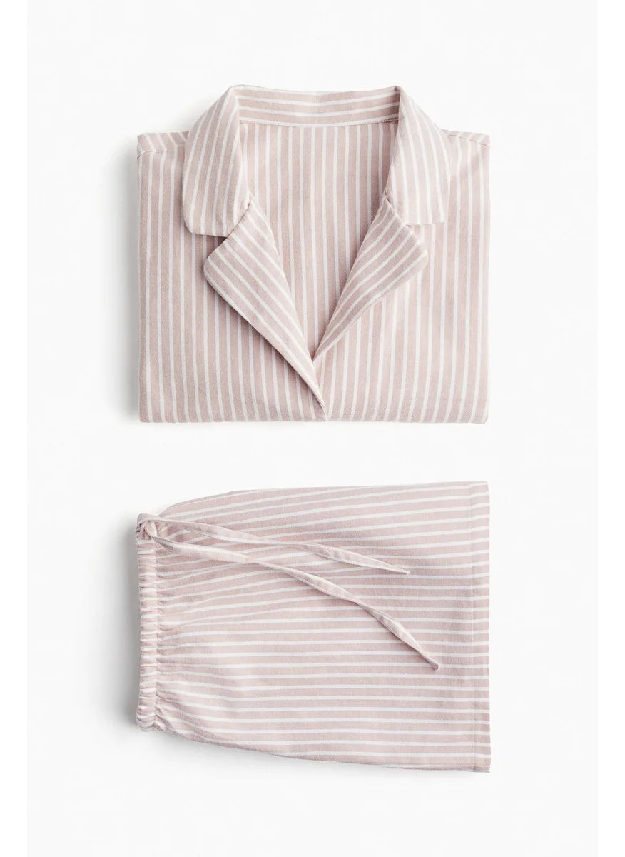 H&M Flannel Pyjamas Set