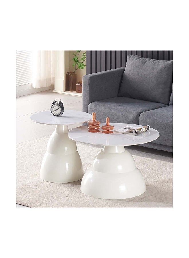 Home Box Brassica 2-Piece Sintered Stone Coffee Table Set 70 x 37 x 70 cm  - Image 1