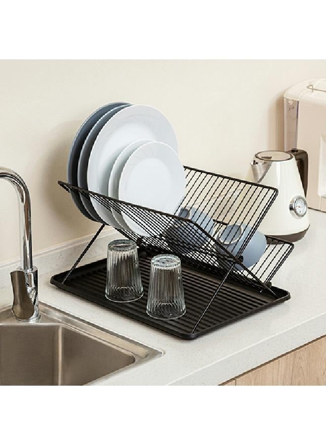 لوفت صرف صحون,L42.5XP37.5XH33CMS,أسود,حديد-189814 - Image 1