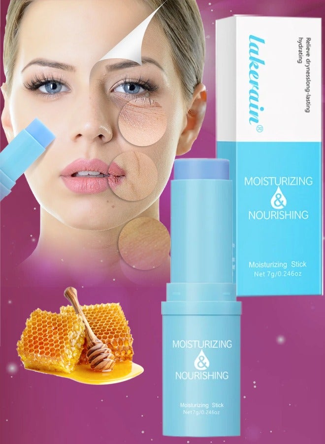 lakerain Moisturizing and Nourishing Cream Stick Multi Balm Facial Moisturizer Stick Balm Under Eye Cream Face Balm Stick for Hydrating and Smoothing Dry Skin Moisturizing Day and Night Stick - Image 1