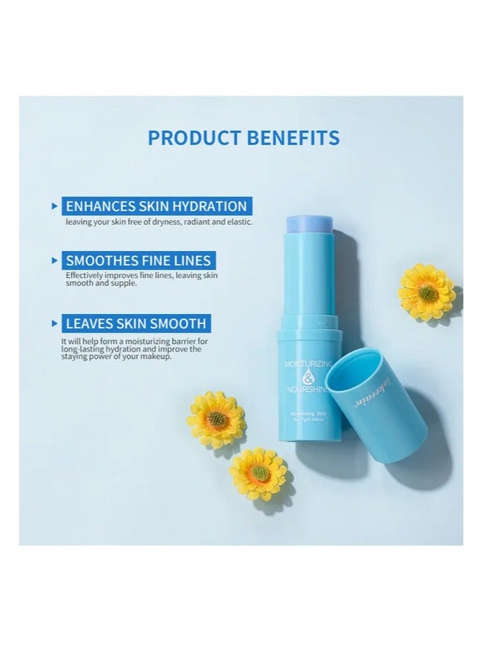 lakerain Moisturizing and Nourishing Cream Stick Multi Balm Facial Moisturizer Stick Balm Under Eye Cream Face Balm Stick for Hydrating and Smoothing Dry Skin Moisturizing Day and Night Stick - Image 4