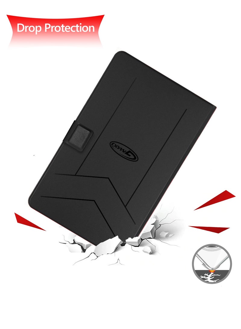 GMAX Honor Pad V9 11.5 4G 2024 (11.5 inches) PU Leather Magnetic Closure Flip Case Cover (TCFPSR) - Black - Image 4