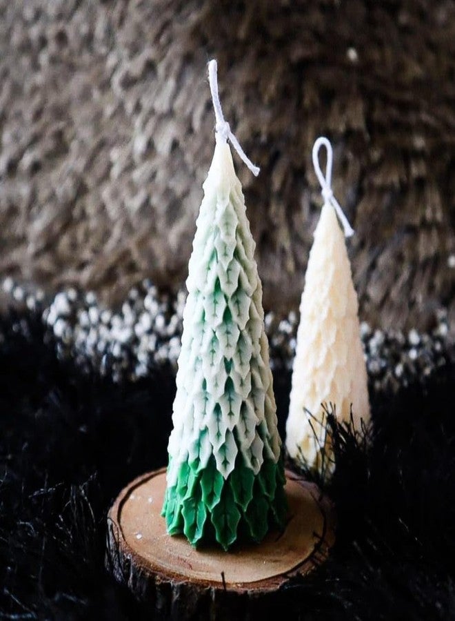 53 Arts Christmas Sage Tree Soy Candle Mould | Silicone Mold for Scented Candles, Aromatherapy, Home Décor & Holiday Gifts | Reusable Ornamental Christmas Tree Shape Candle Mold - Image 3