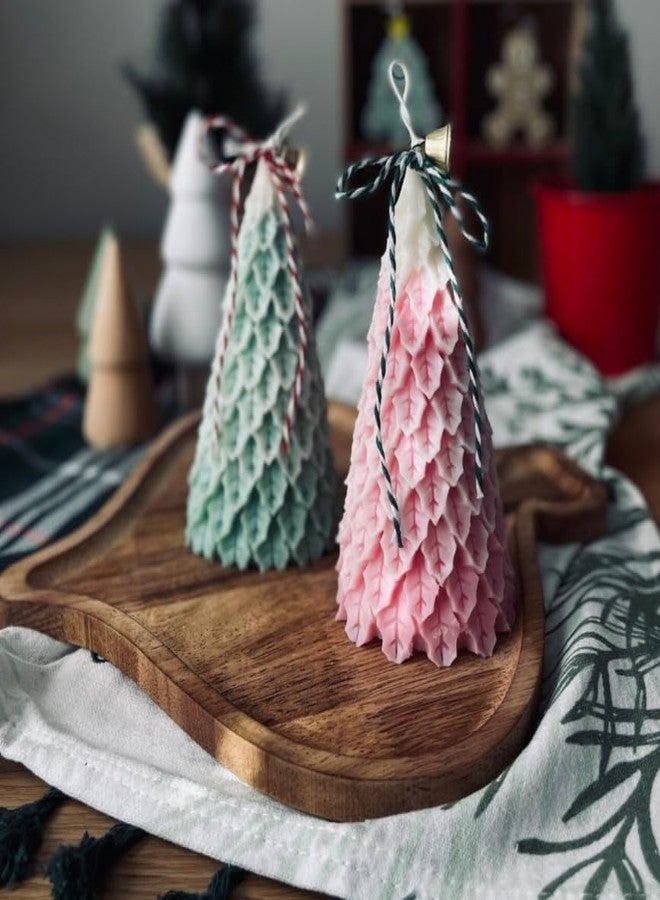 53 Arts Christmas Sage Tree Soy Candle Mould | Silicone Mold for Scented Candles, Aromatherapy, Home Décor & Holiday Gifts | Reusable Ornamental Christmas Tree Shape Candle Mold - Image 5