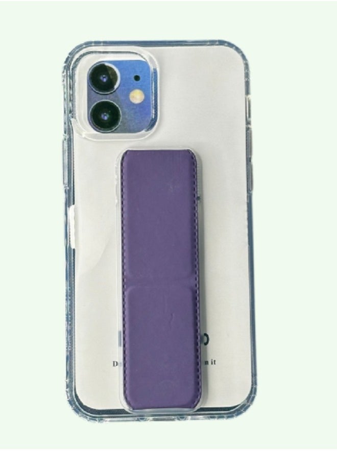Undefined Transparent IPhone 12 Back Cover With Handle  - Image 2
