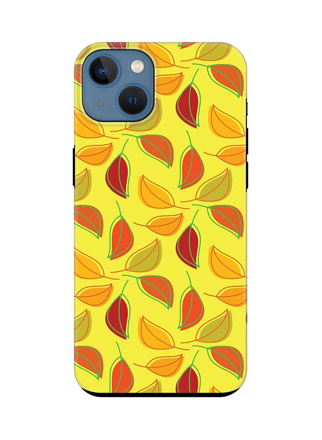 Stylizedd Tough Pro Series Case for Apple iPhone 14 Dual Layer hybrid PC & TPU Customized Mobile Cover Shield with inner TPU protection Matte Finish - Autumn Leaves
