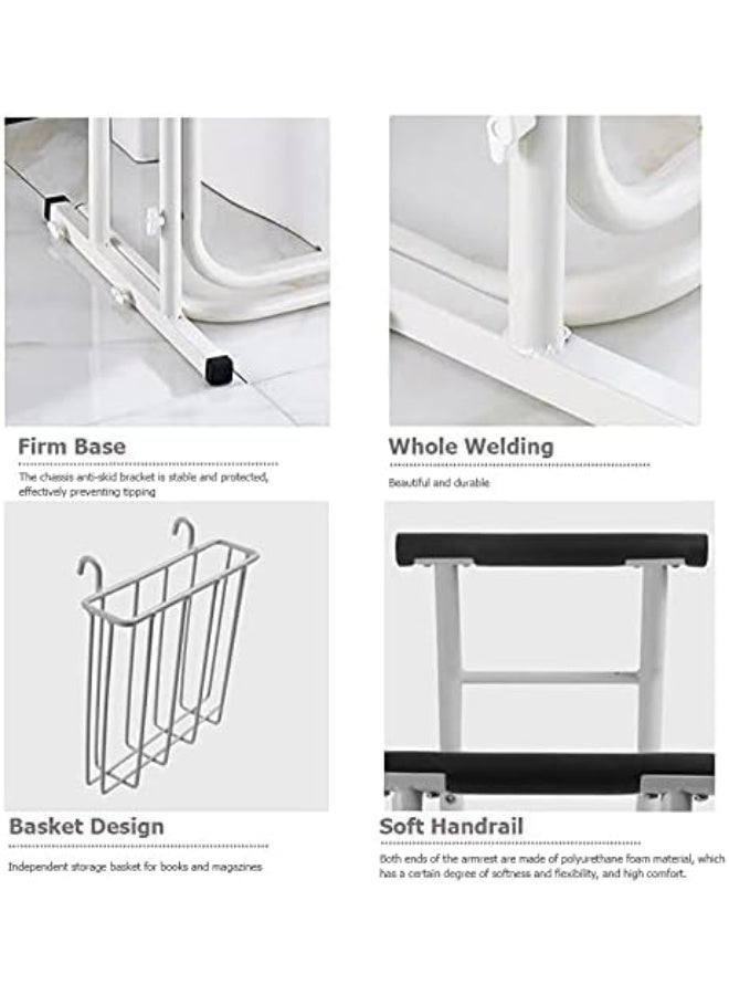 X Vision Stand Alone Portable Bathroom Toilet Safety Handrail For Elderly, Handicap - Image 5