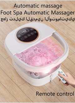 Bukela Foot Spa Electric Rotary Massage, Foot Bath with Heat, Bubble, Remote, and 24 Motorized Shiatsu Massage Balls  - Image 4