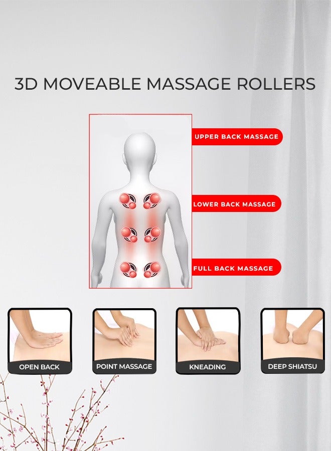 Zero Beyond Wellness ZERO HEALTHCARE Lumboluxe Mobile Seat Massager Back, Shoulder & Neck Massager with Multi Massage Mode, Heat & Vibration Seat Therapy for Back Pain - Image 5